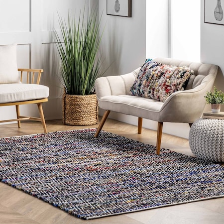 Nuloom Rochell Hand Woven Chevron Area Rug 4ft x 6ft VIAG01B-406